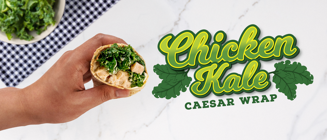 Chicken Kale Ceasar Wrap