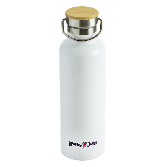 White Steel Water Bottle